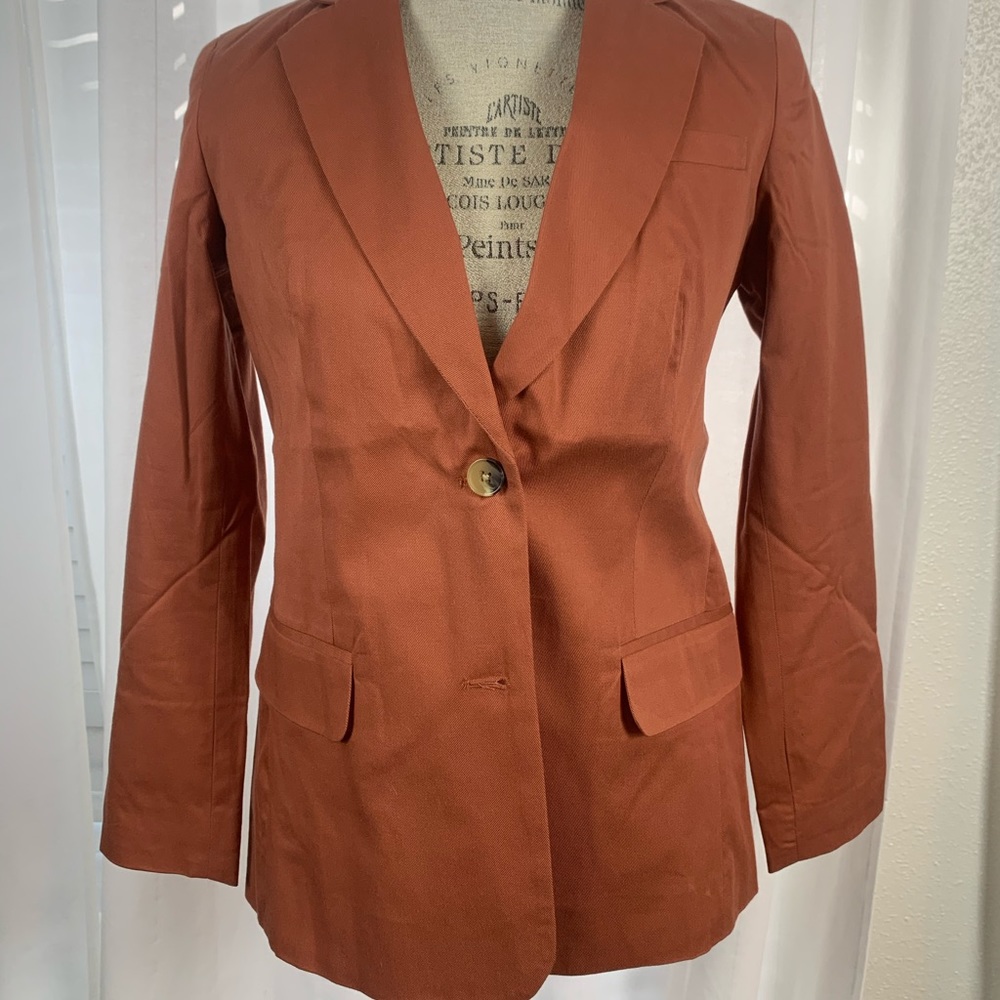 Blazer burnt orange